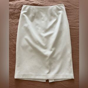 Kasper Cream Pencil Skirt